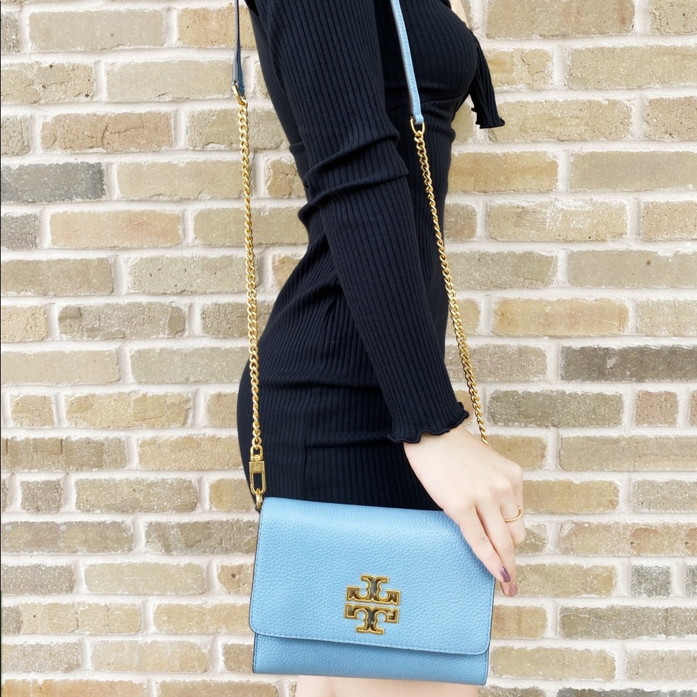 Tory Burch wallet crossbody blue - Picture 7 of 8